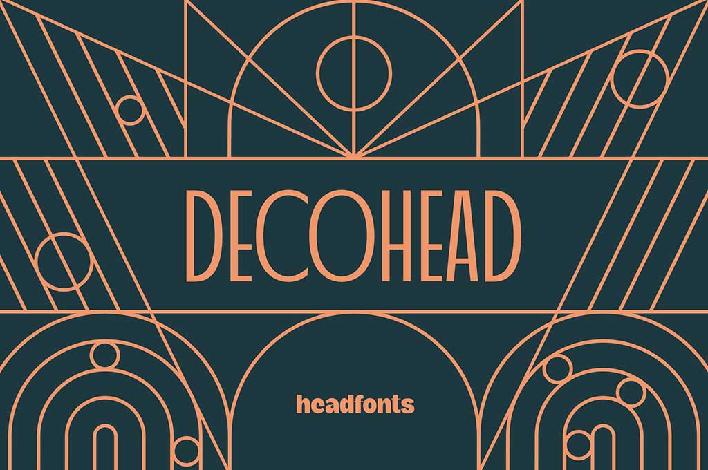 Decohead — Art Deco Font