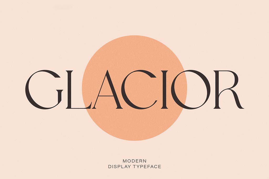Glacior — Display Serif Font