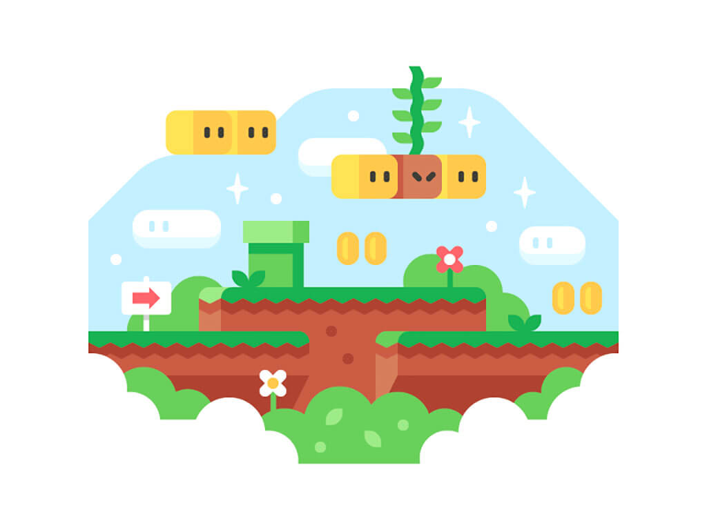 Mario Fan Art by Alex Pasquarella