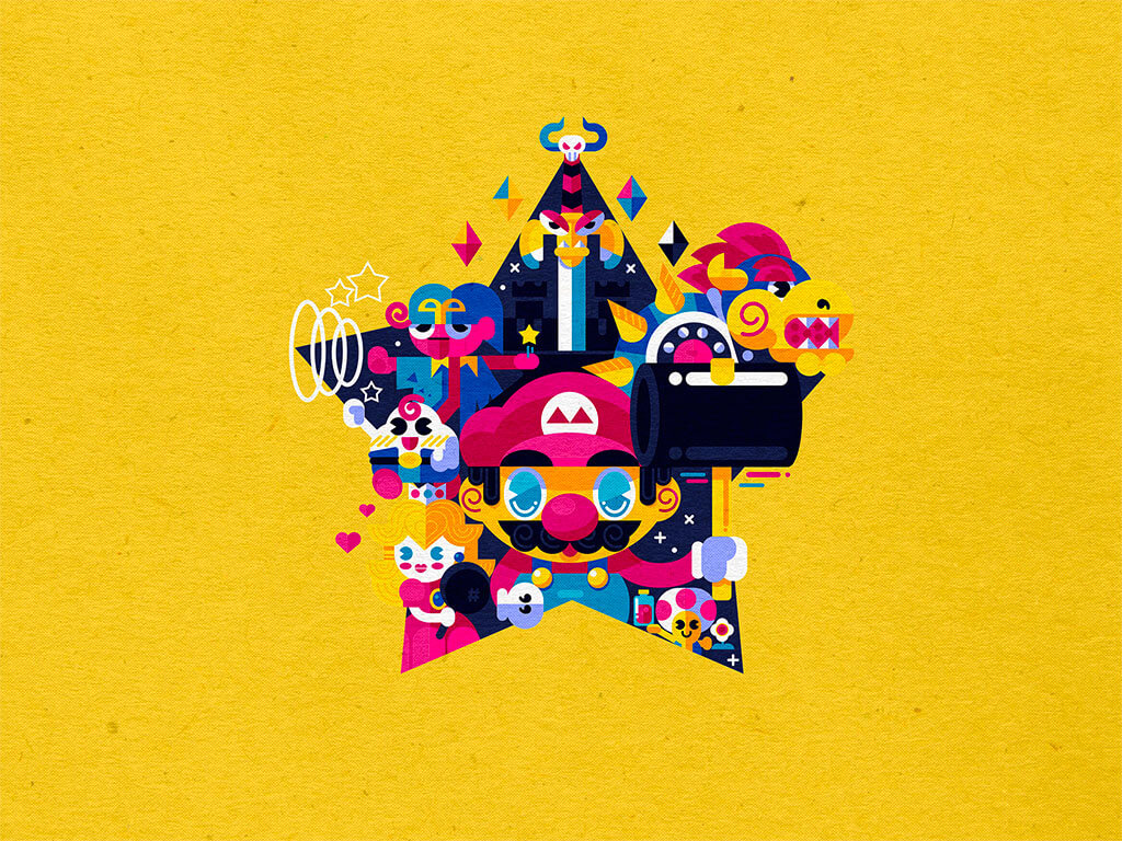 Mario Fan Art by Inkbyte Studios