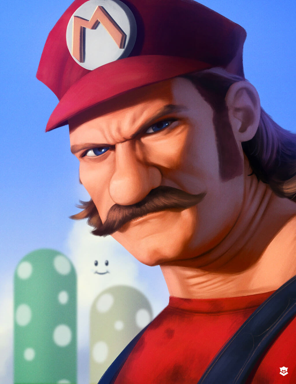 Mario Fan Art by Marcos Lopez