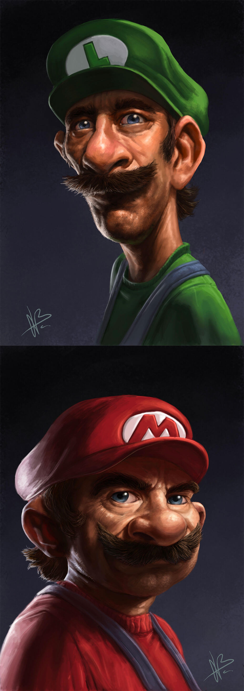 Mario Fan Art by Nuño Benito