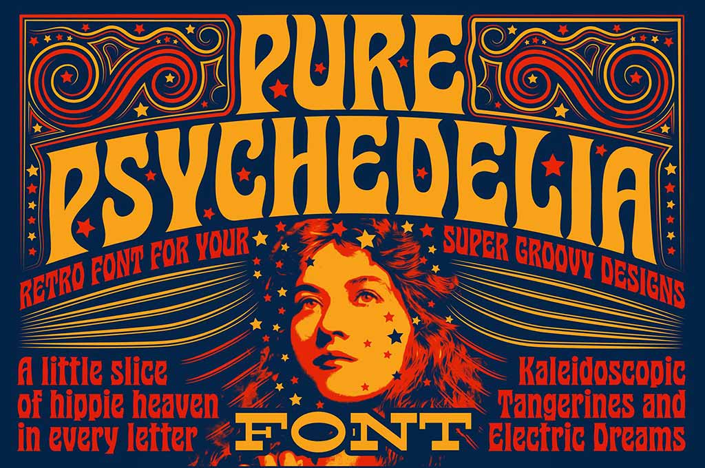 Pure Psychedelia Font