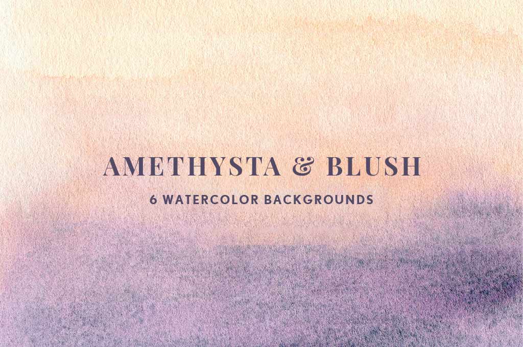 Watercolor Backgrounds — Blush
