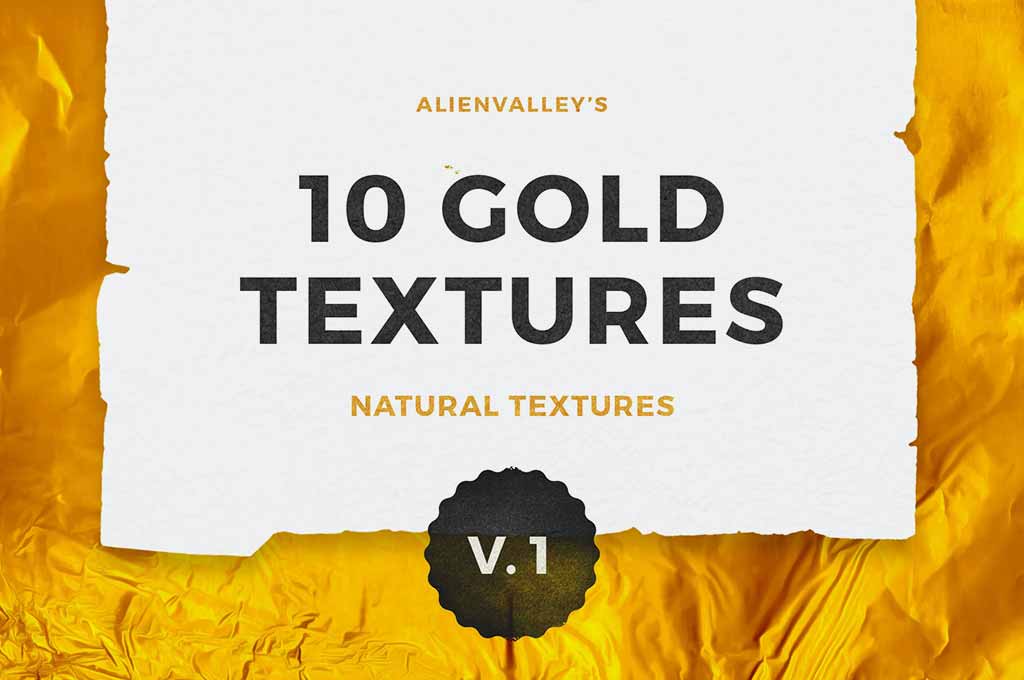 10 Gold Textures Vol. 1