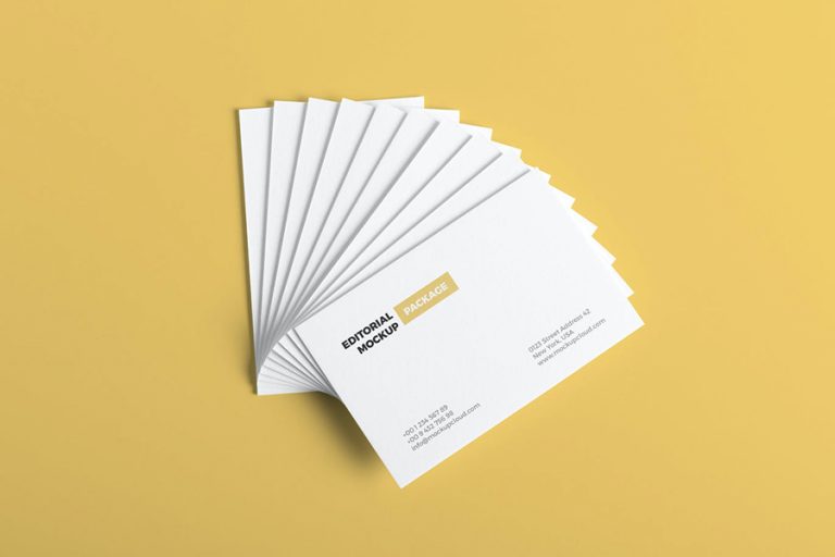 100+ Best Business Card Mockup Templates ᐅ Download PSD