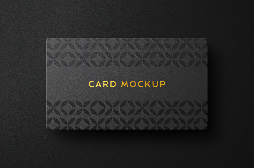 Deluxe Business Card Logo Mockup