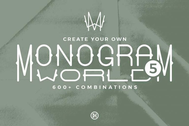 35+ Best Free Monogram Fonts Design Like a Pro (Paid incl.)