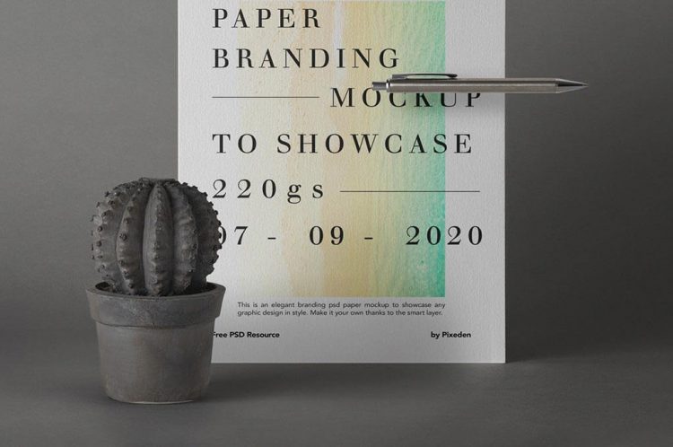 Download 30+ Best Paper Mockups For Print Projects: Free & Premium ...