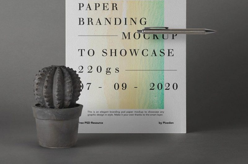 30+ Best Paper Mockups For Print Projects: Free & Premium ...