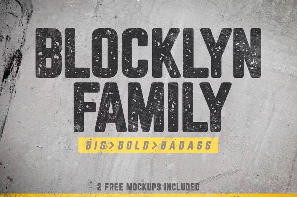 Blocklyn Typeface family