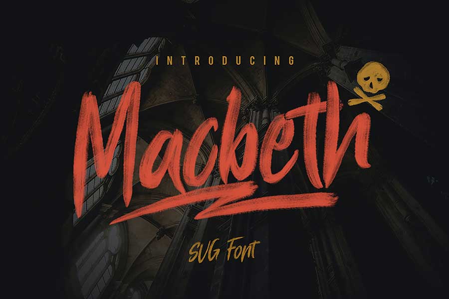 Macbeth Typeface — SVG Font