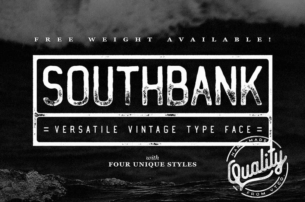 Southbank Vintage Typeface