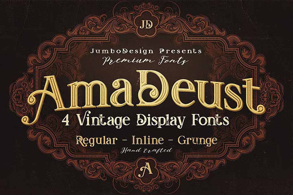 AmaDeust — Display Font