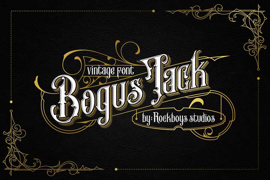 Bogus Jack — Blackletter Font