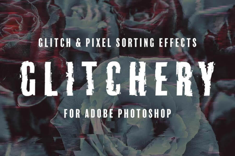 Glitchery Free Photoshop Effects