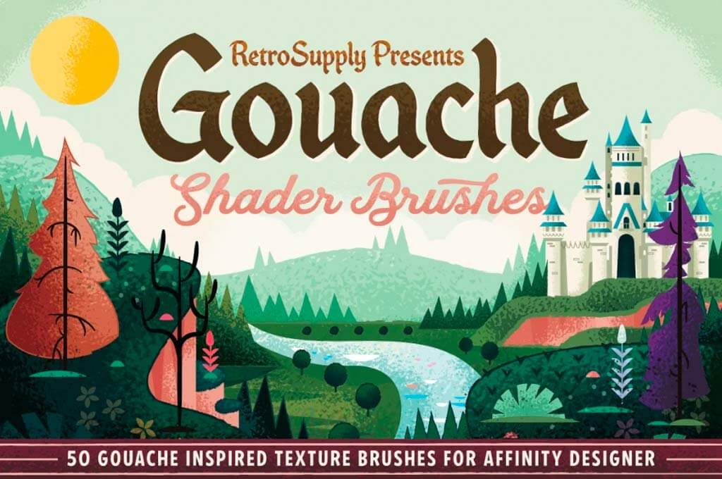 Gouache Shader Brushes | Affinity Designer