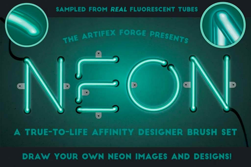Neon Affinity Brushes