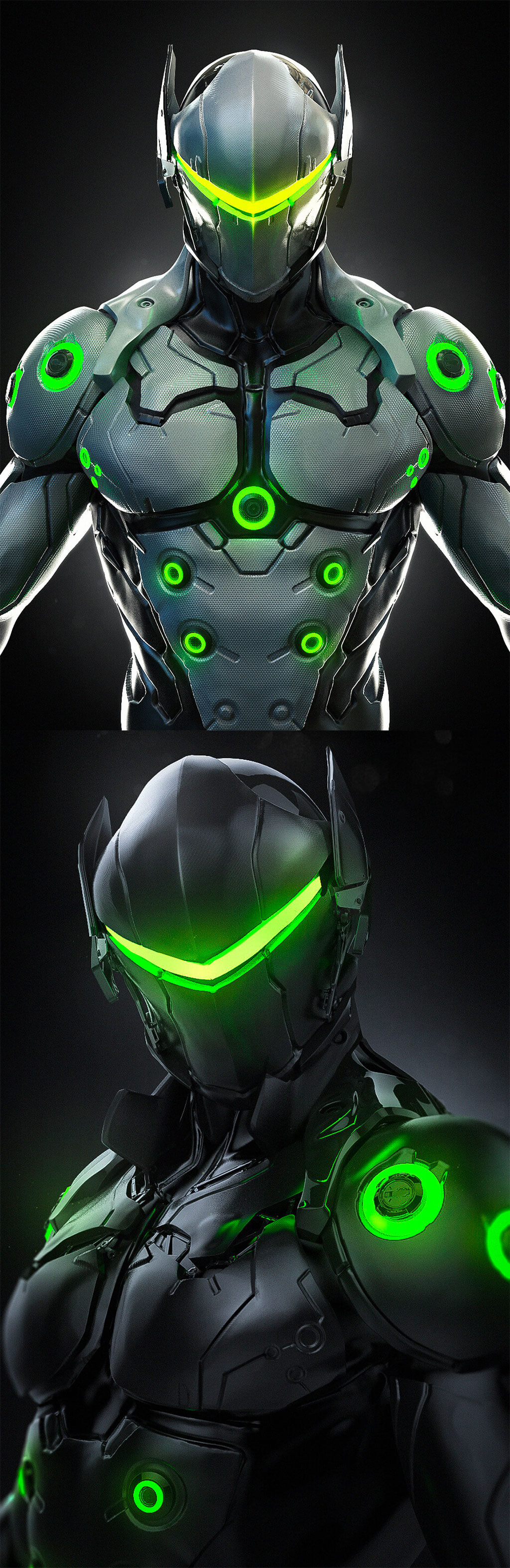 Overwatch Genji Fan Art by Abrar Khan