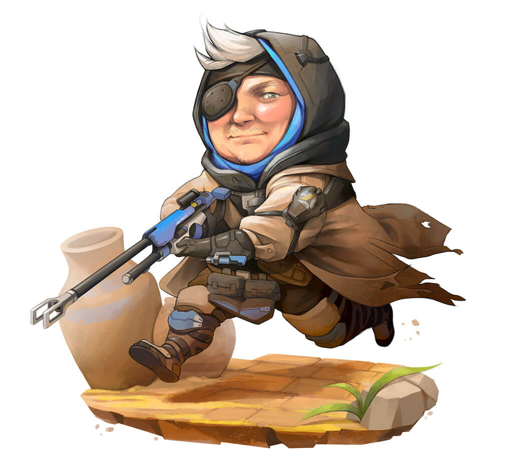 Overwatch Fan Art by Melanie Baptista
