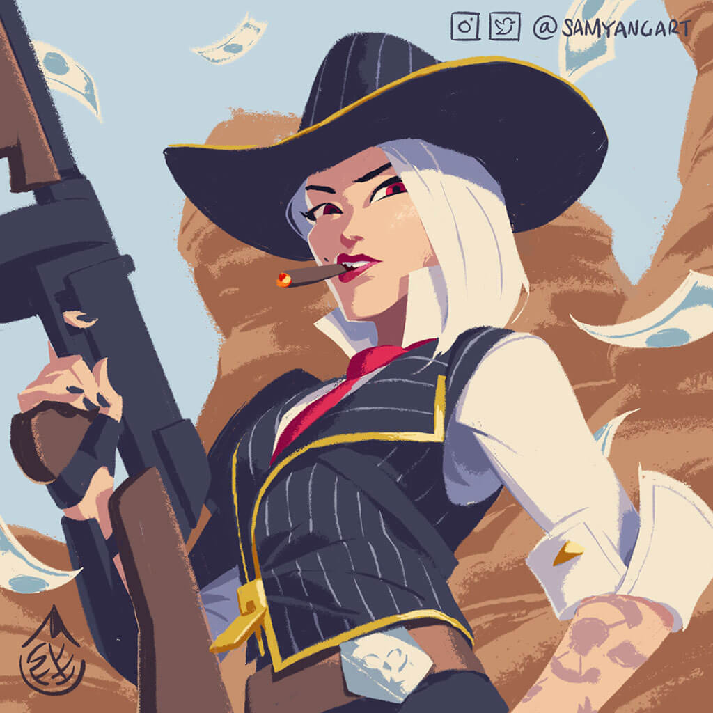 Overwatch Fan Art by Sam Yang
