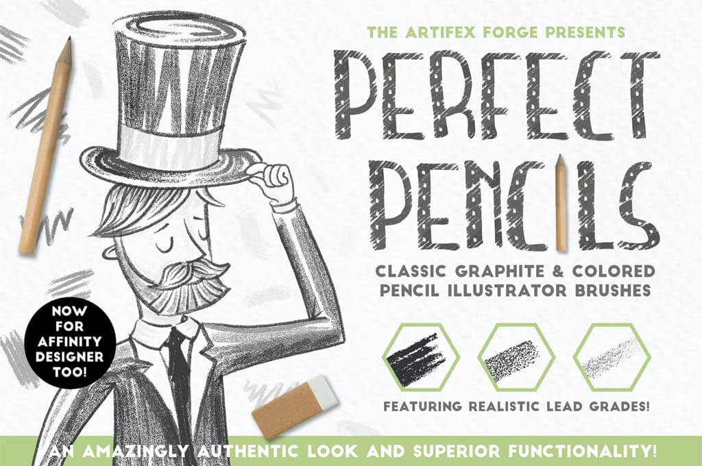 Perfect Pencils — Affinity Brushes Pack