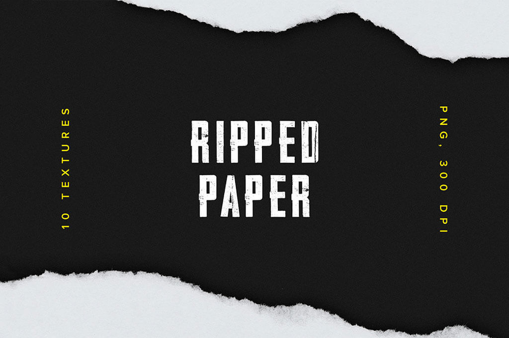 Ripped Paper Texture Set