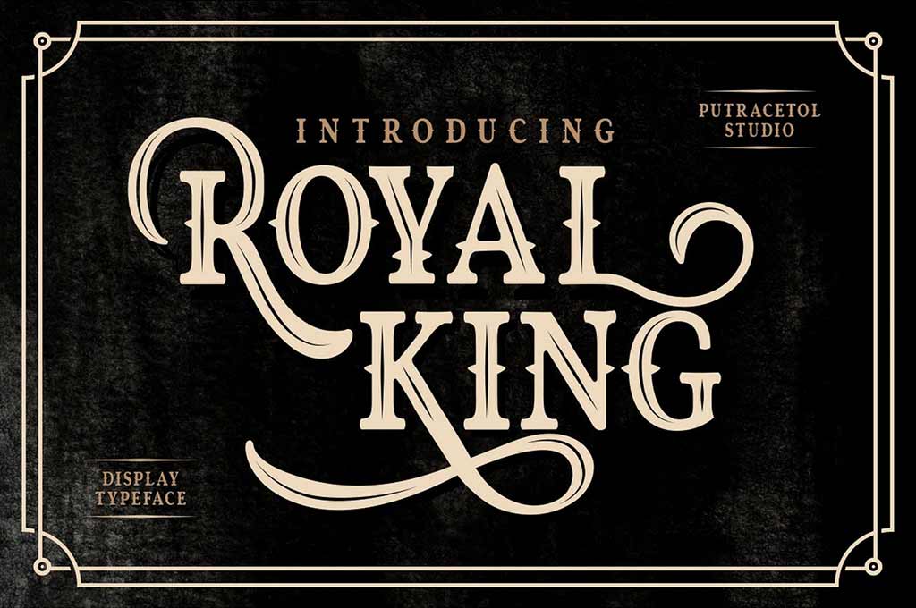 Royal King — Old Vintage Display Font