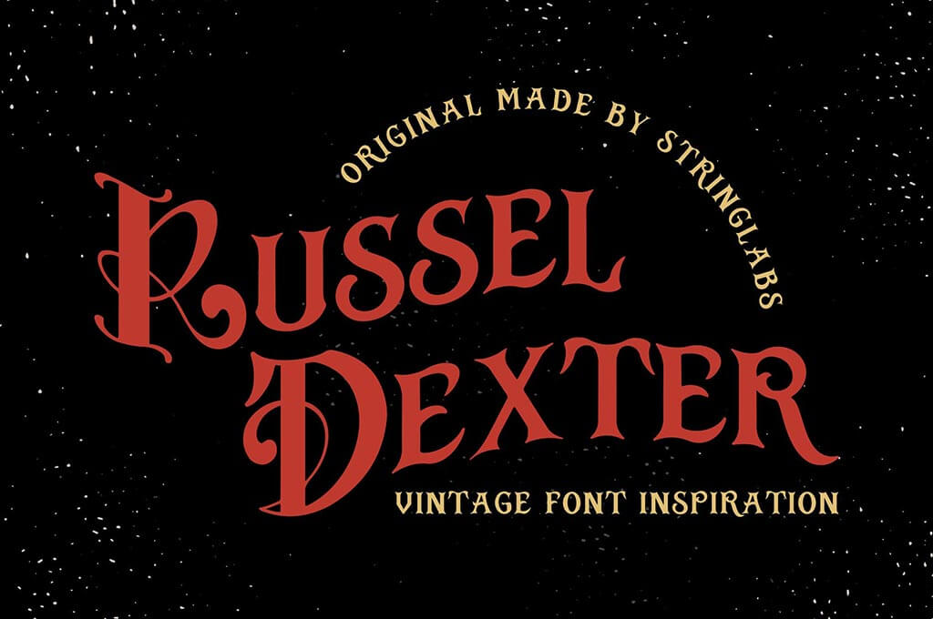 Russel Dexter — Retro Vintage Font