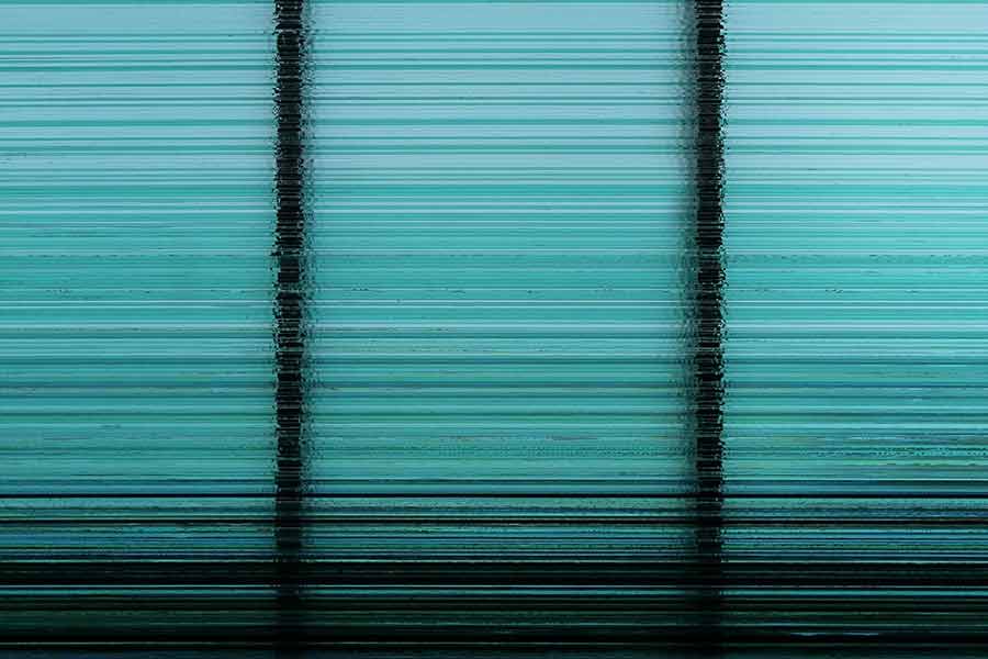 Abstract Blue Glass Texture