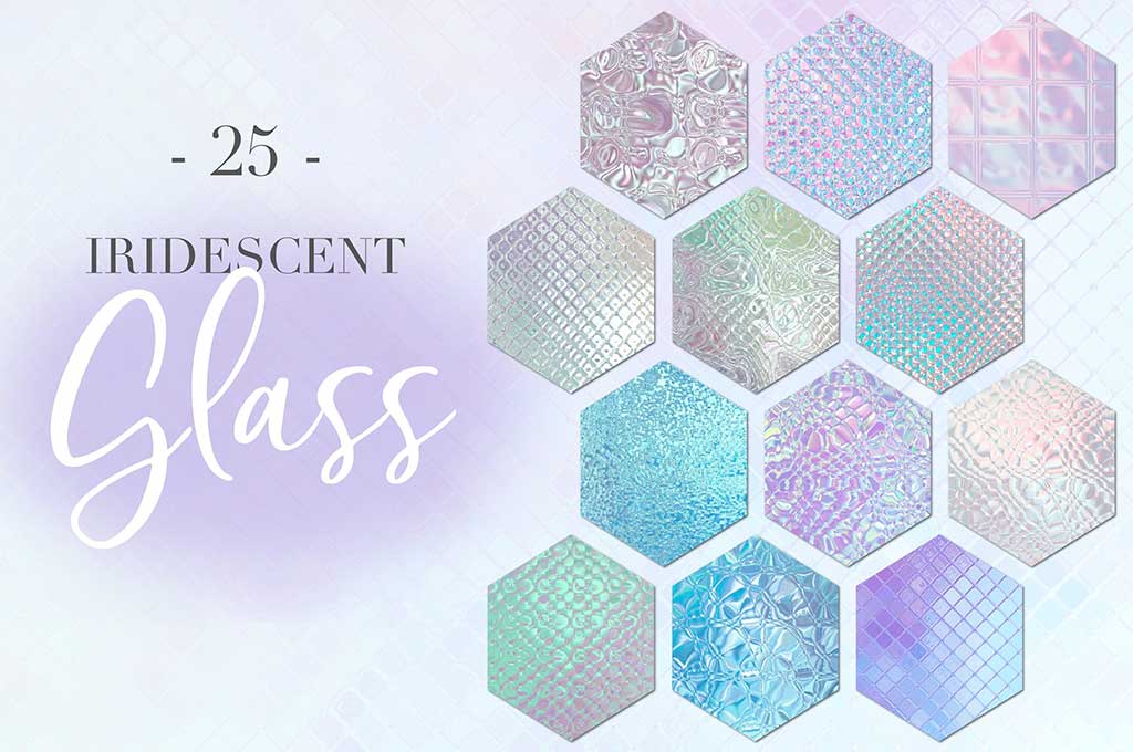 Iridescent Glass Textures