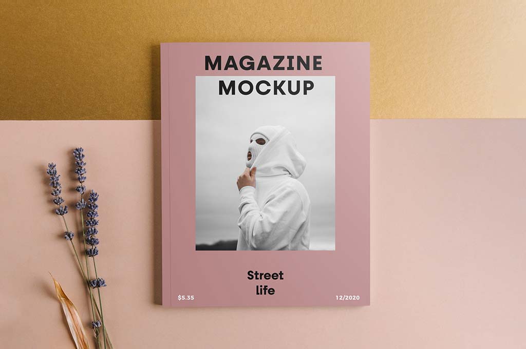 Magazine Front Cover Mockup