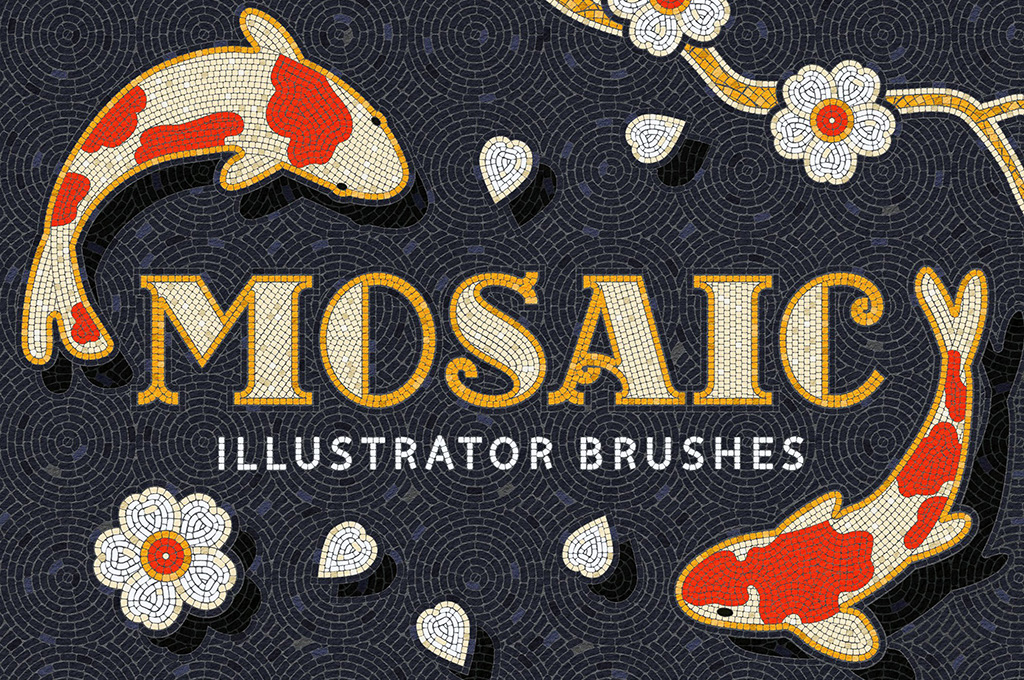 Mosaic Tile Illustrator Brushes