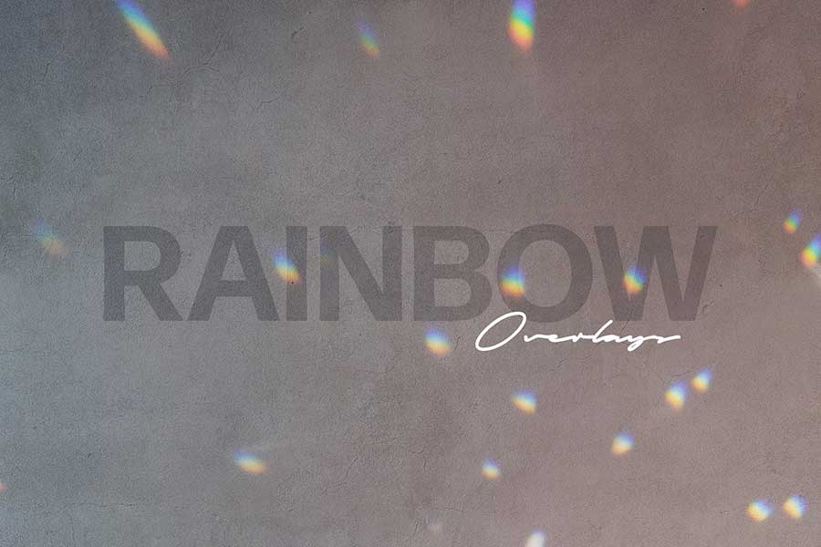 Spectrum Rainbow Photo Overlays