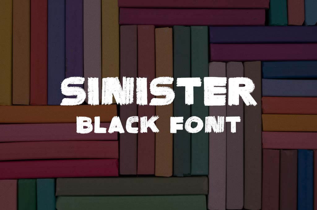 Sinister Black Font