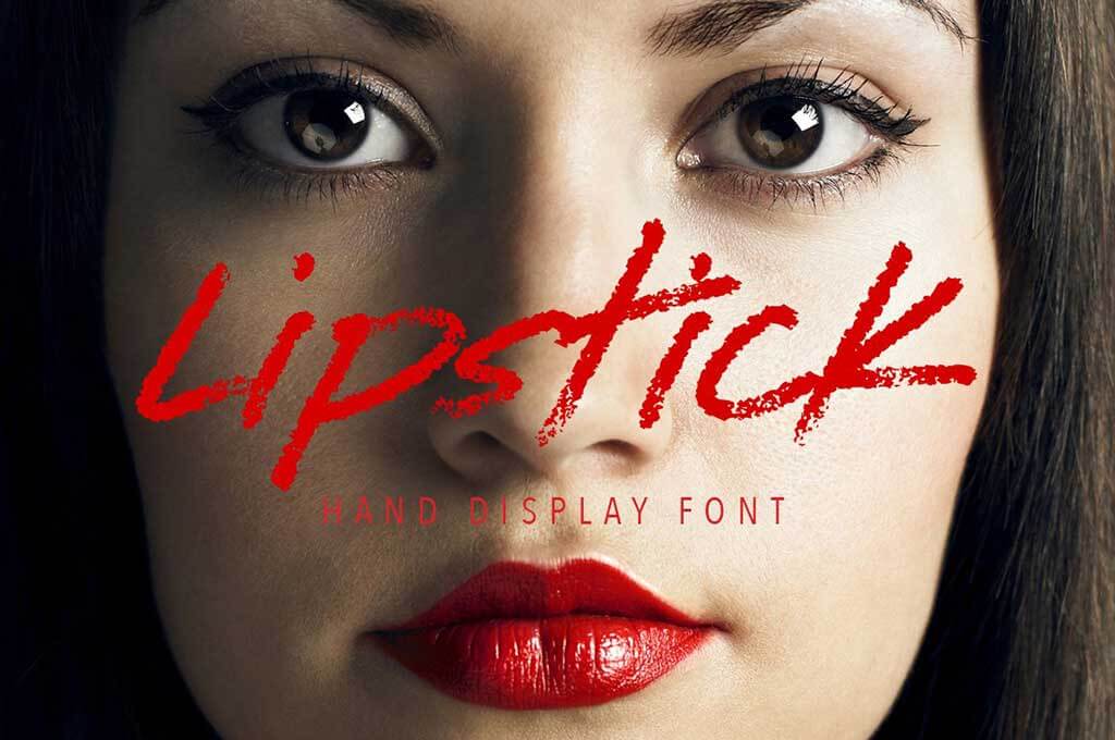 Lipstick on the Mirror Script Font