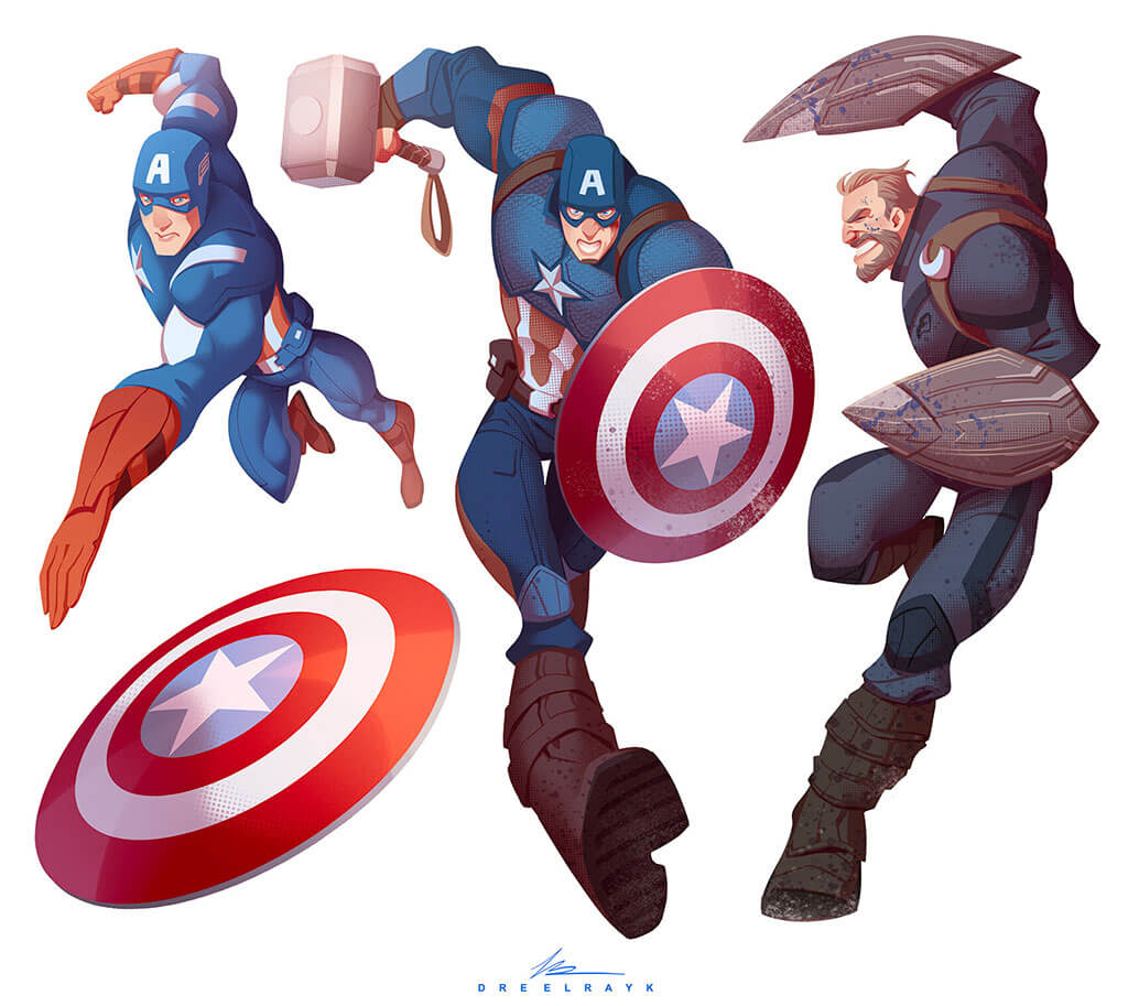 Avengers Fan Art by Valerio "Dreelrayk" Buonfantino