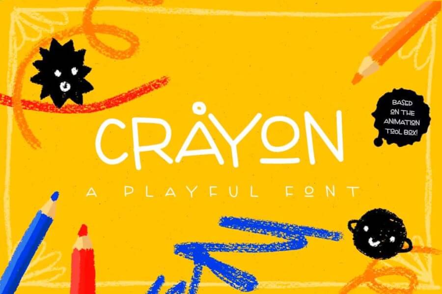 Crayon — Playful Handmade Font