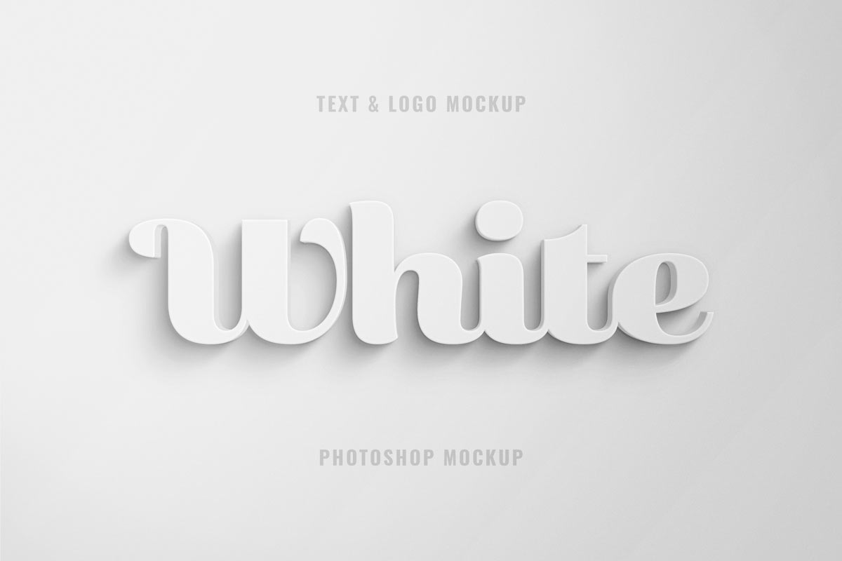 3d text logo