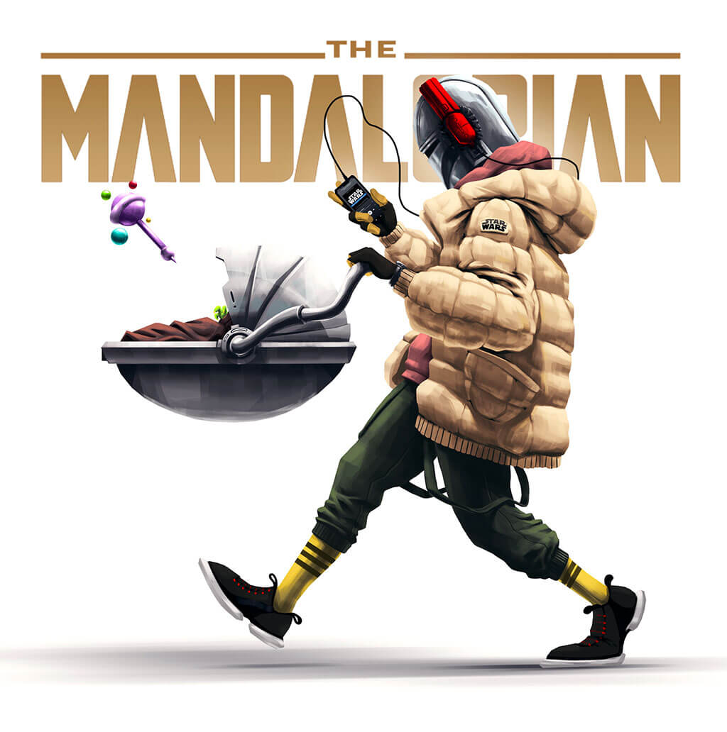Mandalorian Fan Art by Lorenzo Berzosa