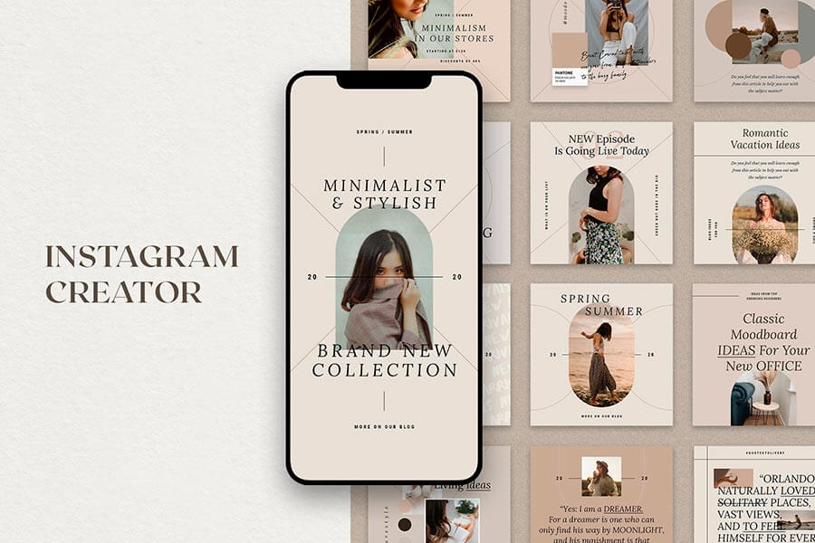 Post & Story Instagram Templates