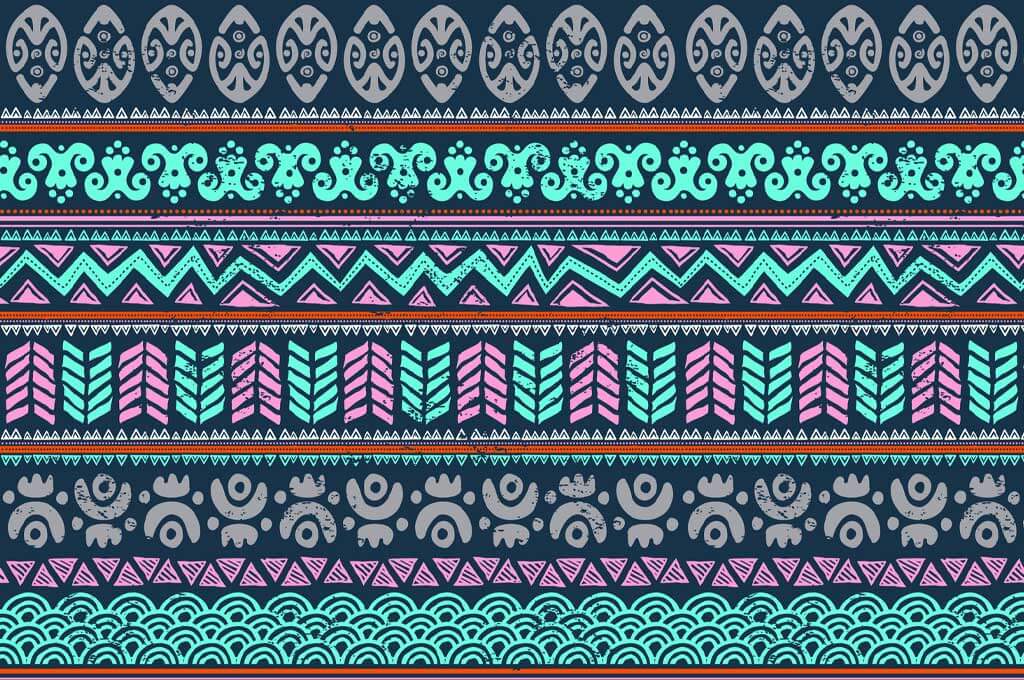 Abstract Tribal Pattern Vector Image