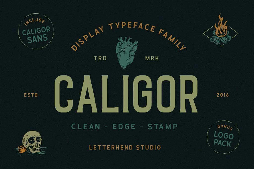 CALIGOR — Display Typeface