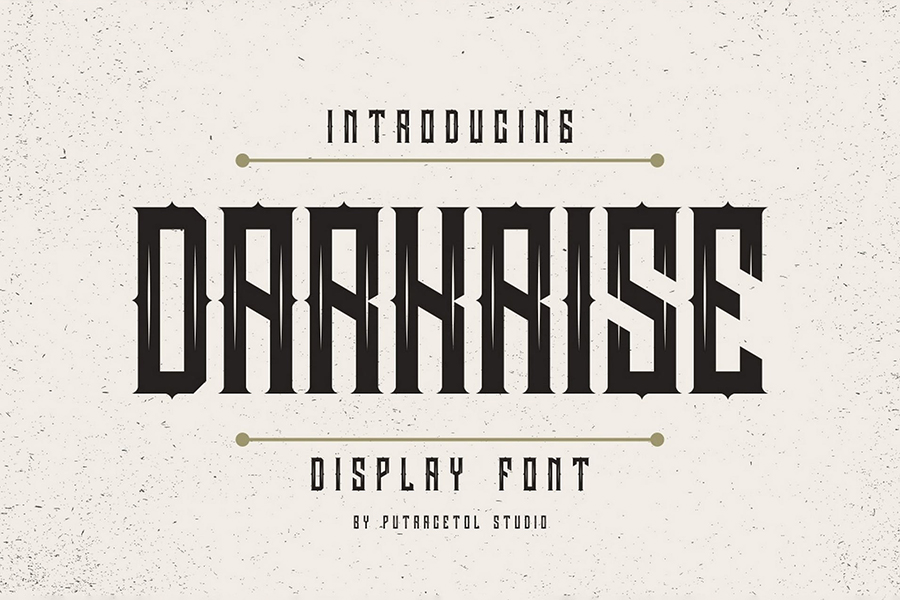 Darkrise — Classic Font