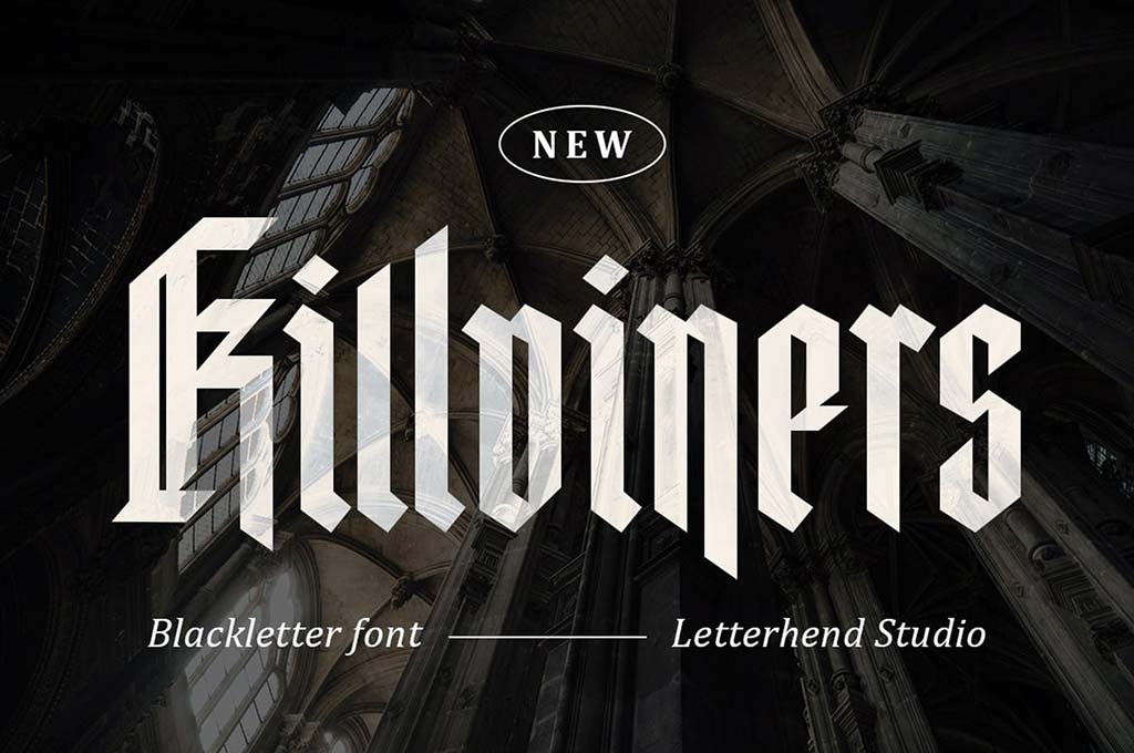 Killviners — Modern Blackletter Font