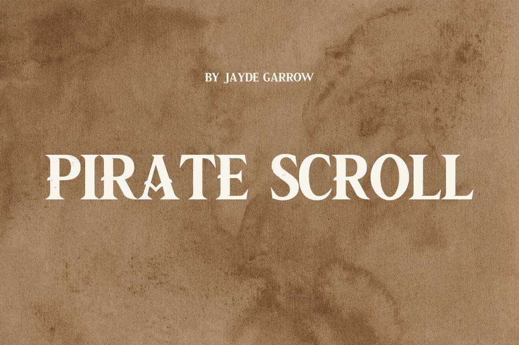 Pirate Scroll Font