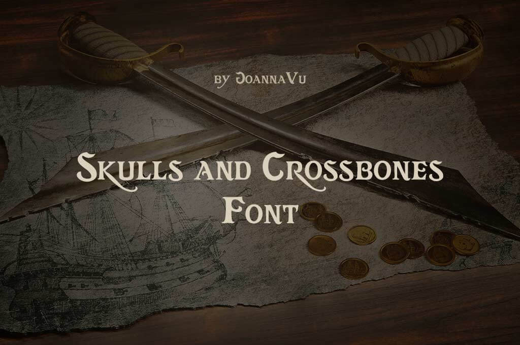 Skulls and Crossbones Font