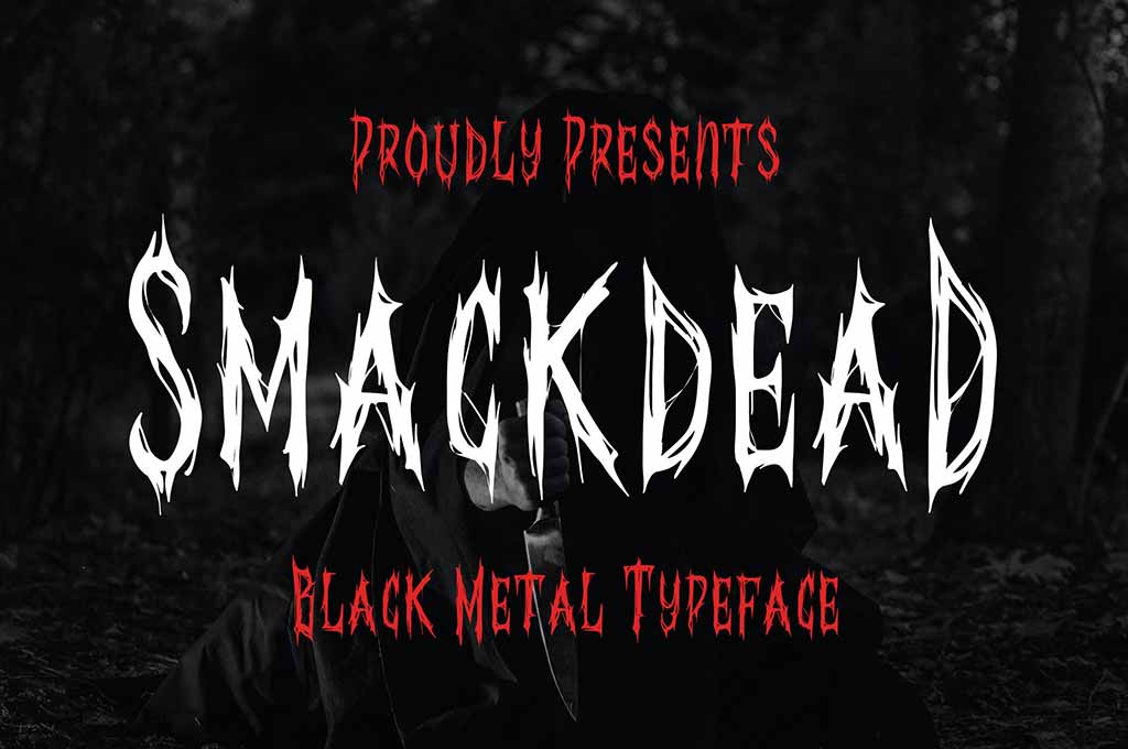 Smackdead — Black Metal Typeface