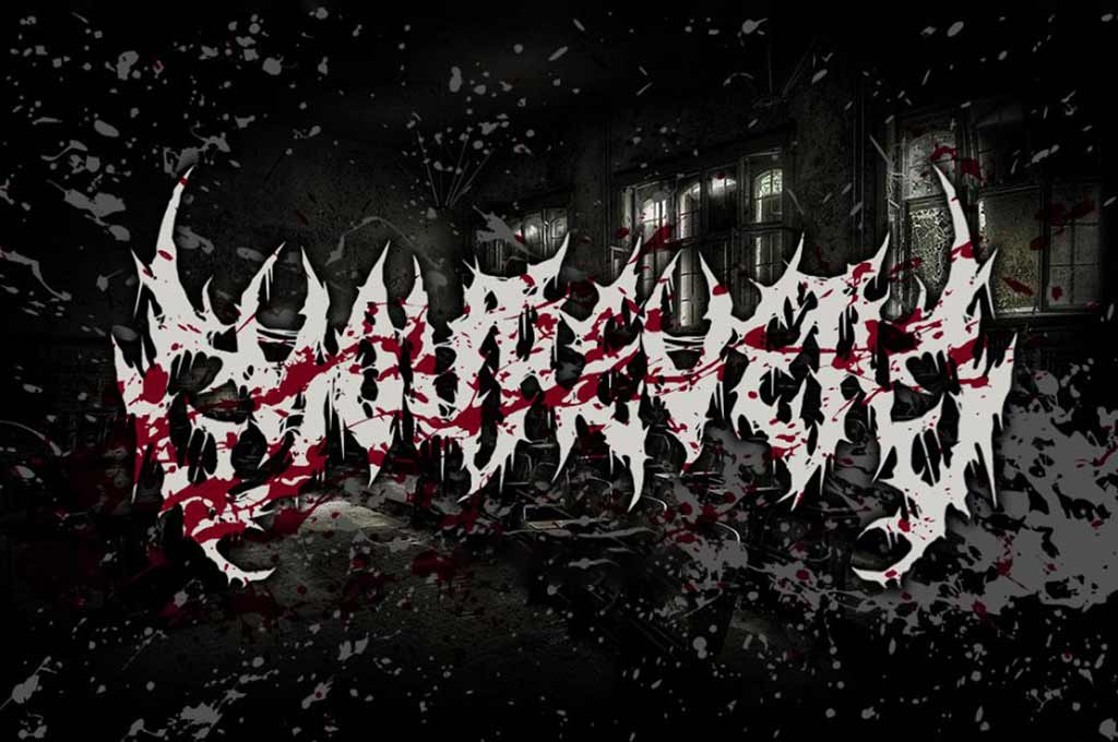 Yourever — Brutal Death Metal Font