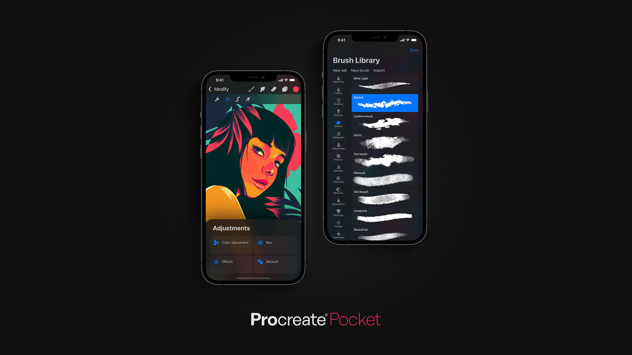New Procreate Pocket Features
